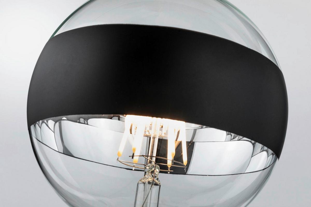 LED-Leuchtmittel 28682 max. 6,5 Watt - Klar/Schwarz, Basics, Glas (17,4cm) - Paulmann