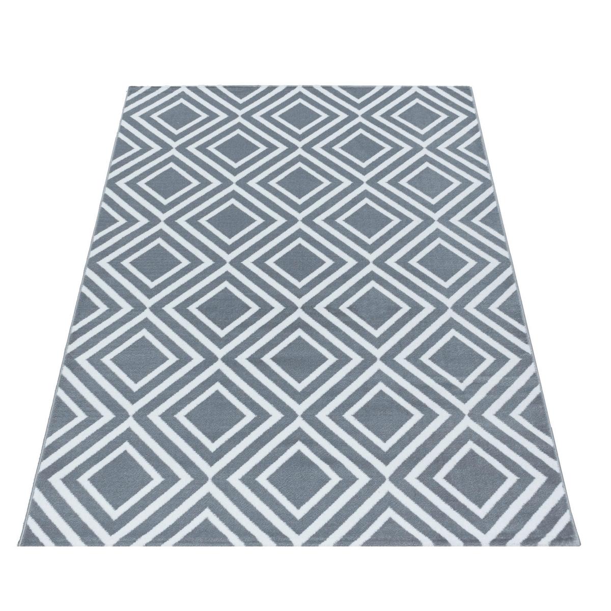 Webteppich Costa Grau ca. 240x340cm - Grau, Design, Textil (240/340cm)