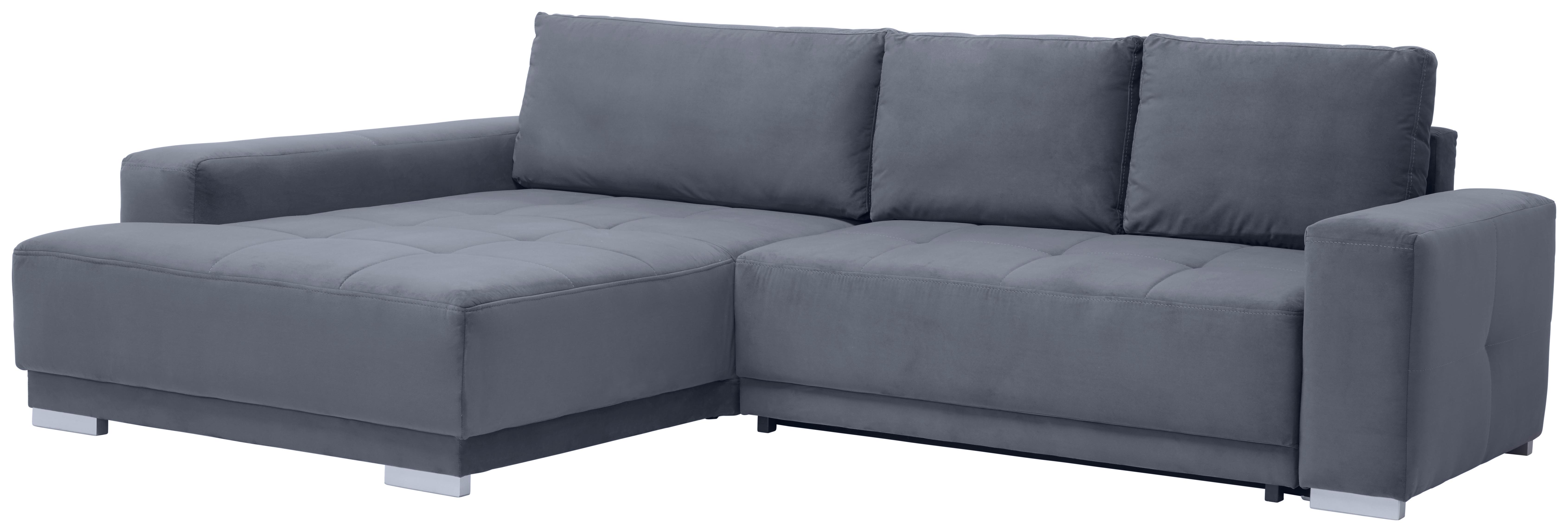 Sarokkanapé Rocky - szürke, Design, textil (195/293cm) - Mömax