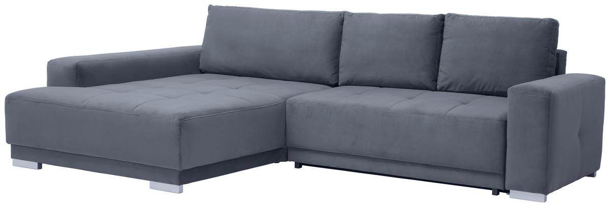 Sarokkanapé Rocky - szürke, Design, textil (195/293cm) - Mömax