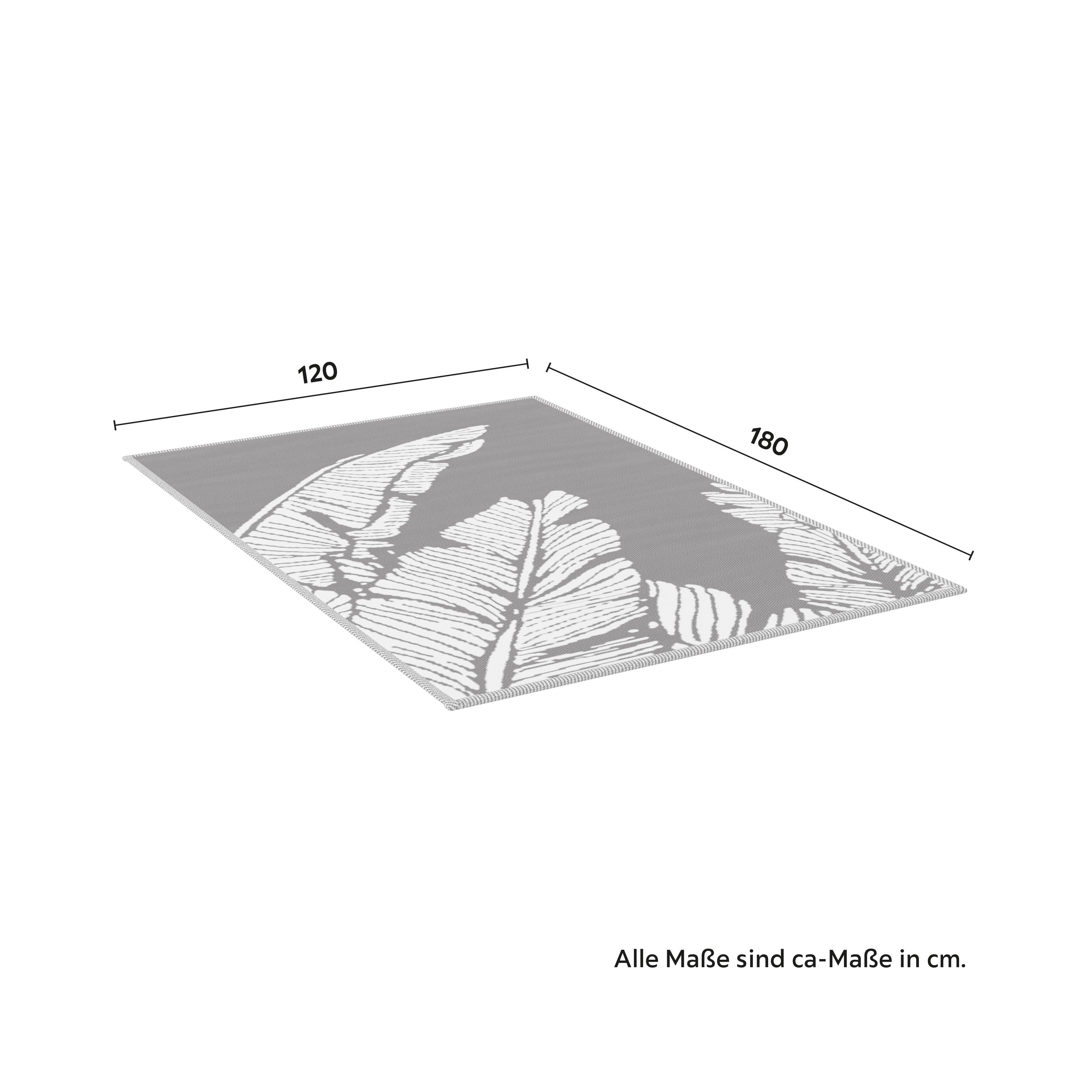 UTOMHUSMATTA FLAVIA - blå, Modern, plast (120/180cm) - Bessagi Garden