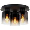 TAKLAMPA ESTELLE - svart, Modern, metall/glas (32/18,5cm) - Mömax
