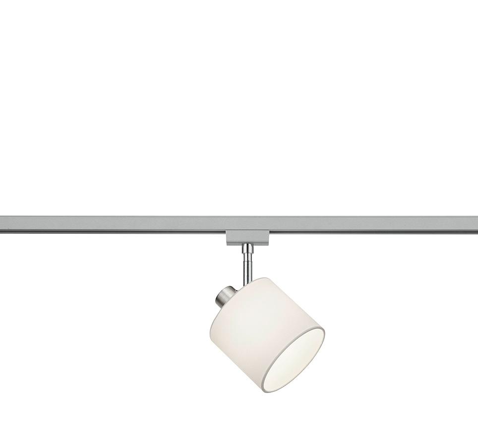 Schienensystem-Strahler Tommy Duoline Weiß max. 25 Watt - Weiß, Design, Textil (16/22/12cm) - Trio Leuchten