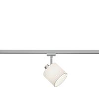 Schienensystem-Strahler Tommy Duoline Weiß max. 25 Watt - Weiß, Design, Textil (16/22/12cm) - Trio Leuchten