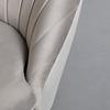2-SITS SOFFA LUIGI - ljusgrå/svart, Modern, metall/trä (146/85/82cm) - Bessagi Home