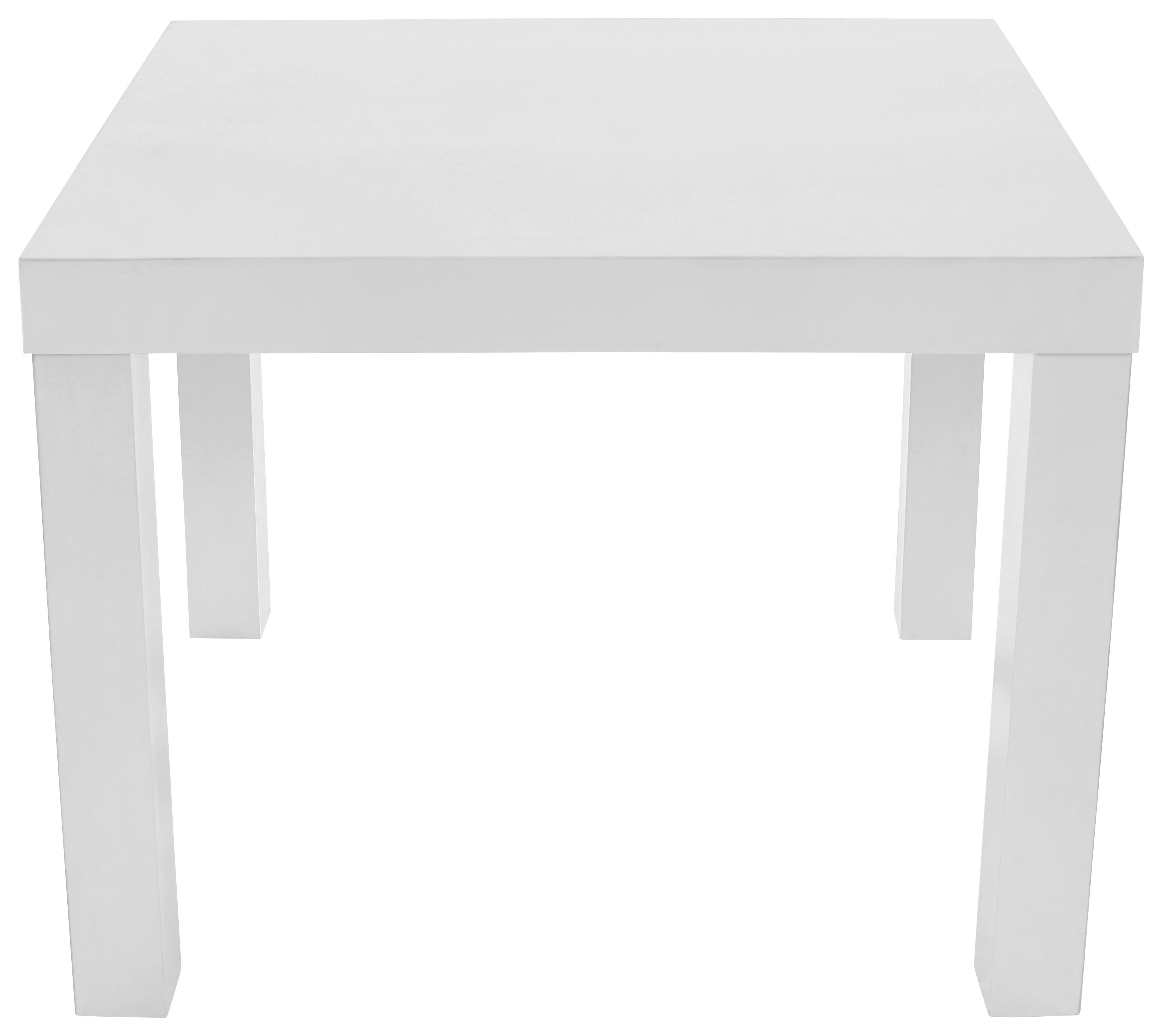 Klubska Mizica Nora, Bela - bela, Moderno, leseni material (55/42/55cm) - Top ponudba