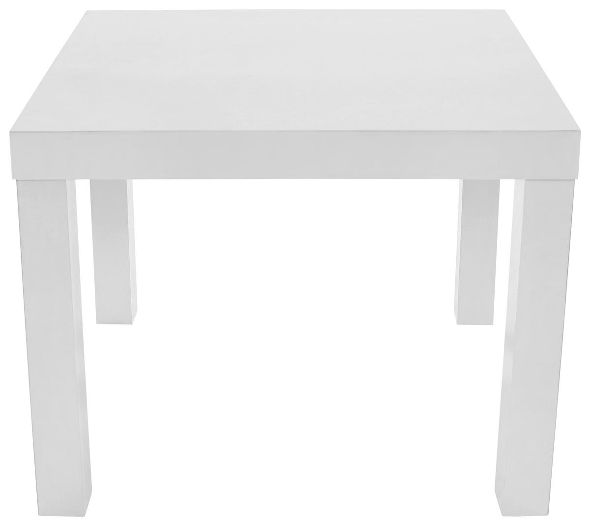 Klubska Mizica Nora, Bela - bela, Moderno, leseni material (55/42/55cm) - Top ponudba