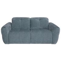 Dvosjed Luna - crna/svijetlo plava, Moderno, drvo/metal (192/80/105cm) - Mömax