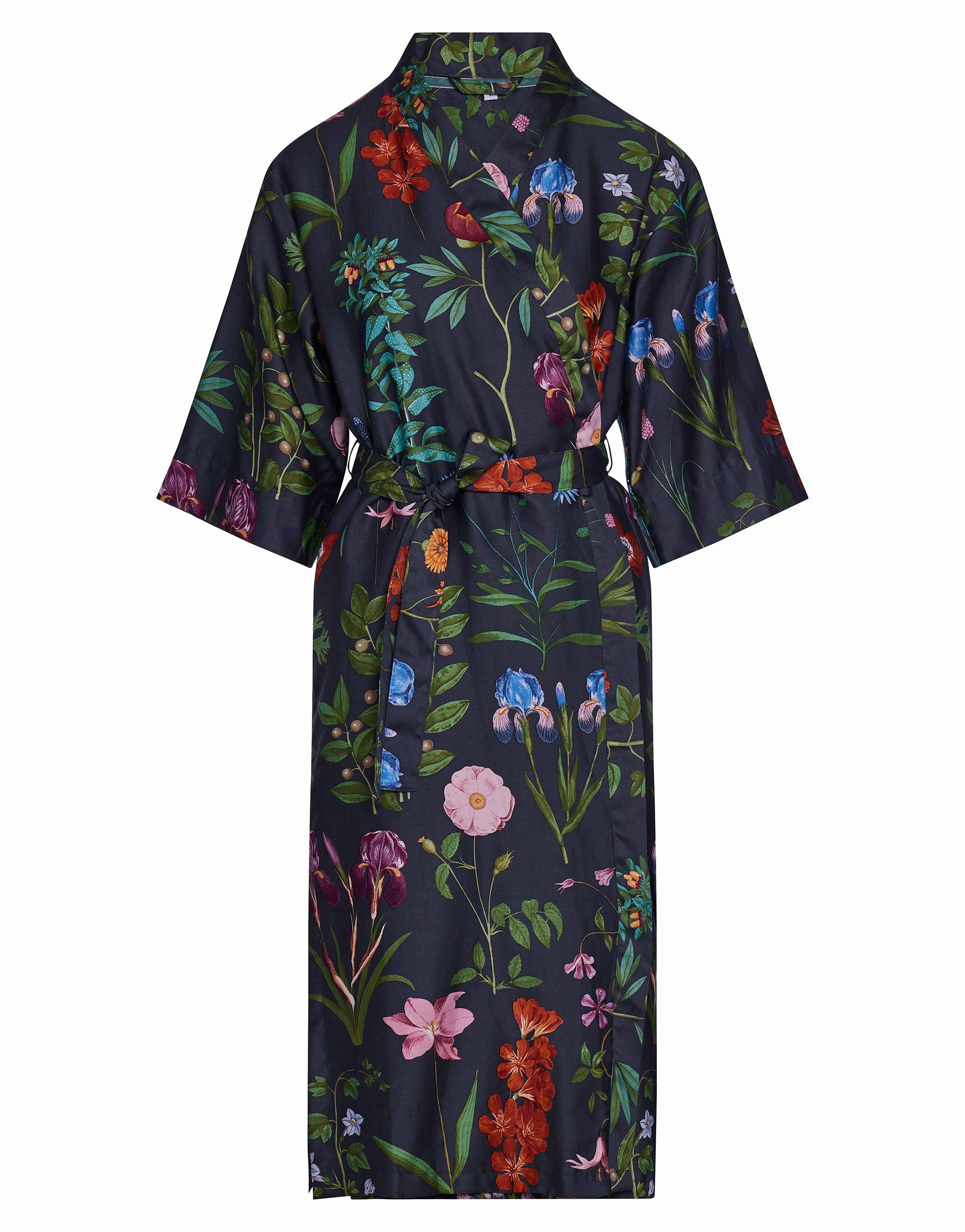 KIMONO ILONA MARIGOLD - szary, Konventionell, tkanina (Lnull) - Essenza