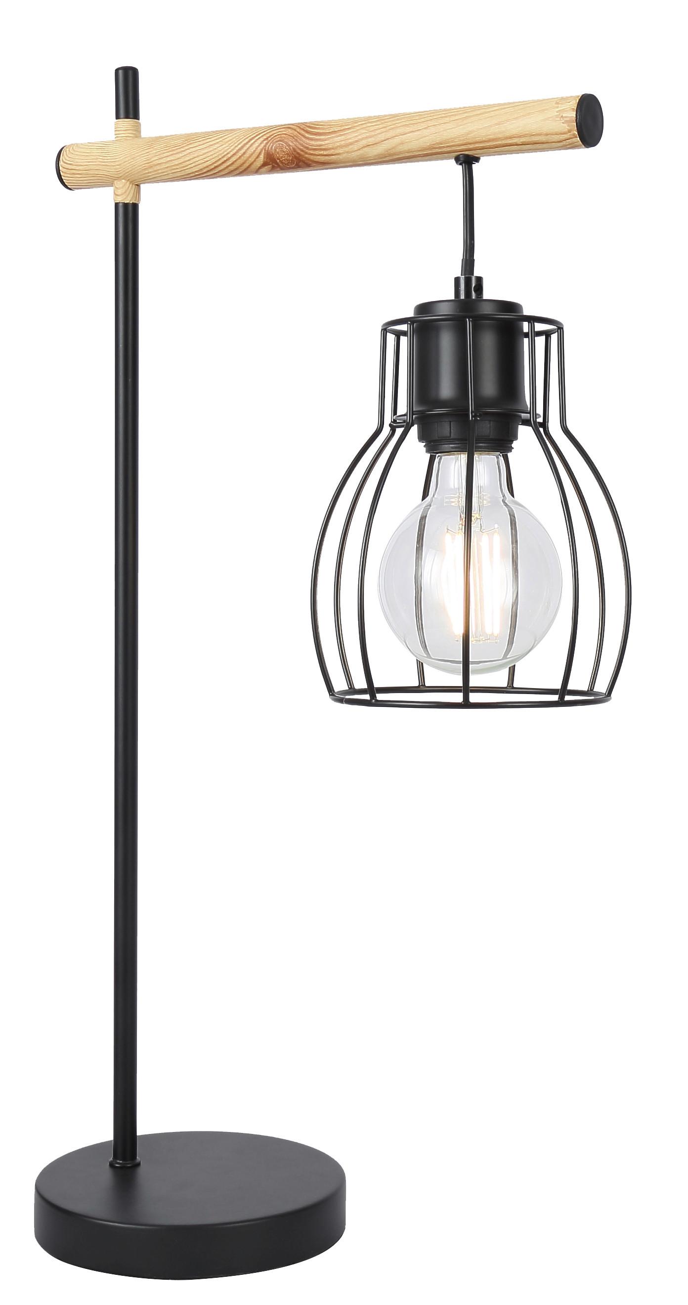 Stolna Svjetiljka 41-80059 - crna, Natur, metal (15/29/55cm)