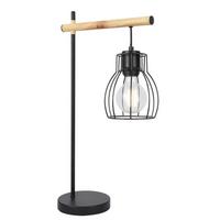 Stolna Svjetiljka 41-80059 - crna, Natur, metal (15/29/55cm)