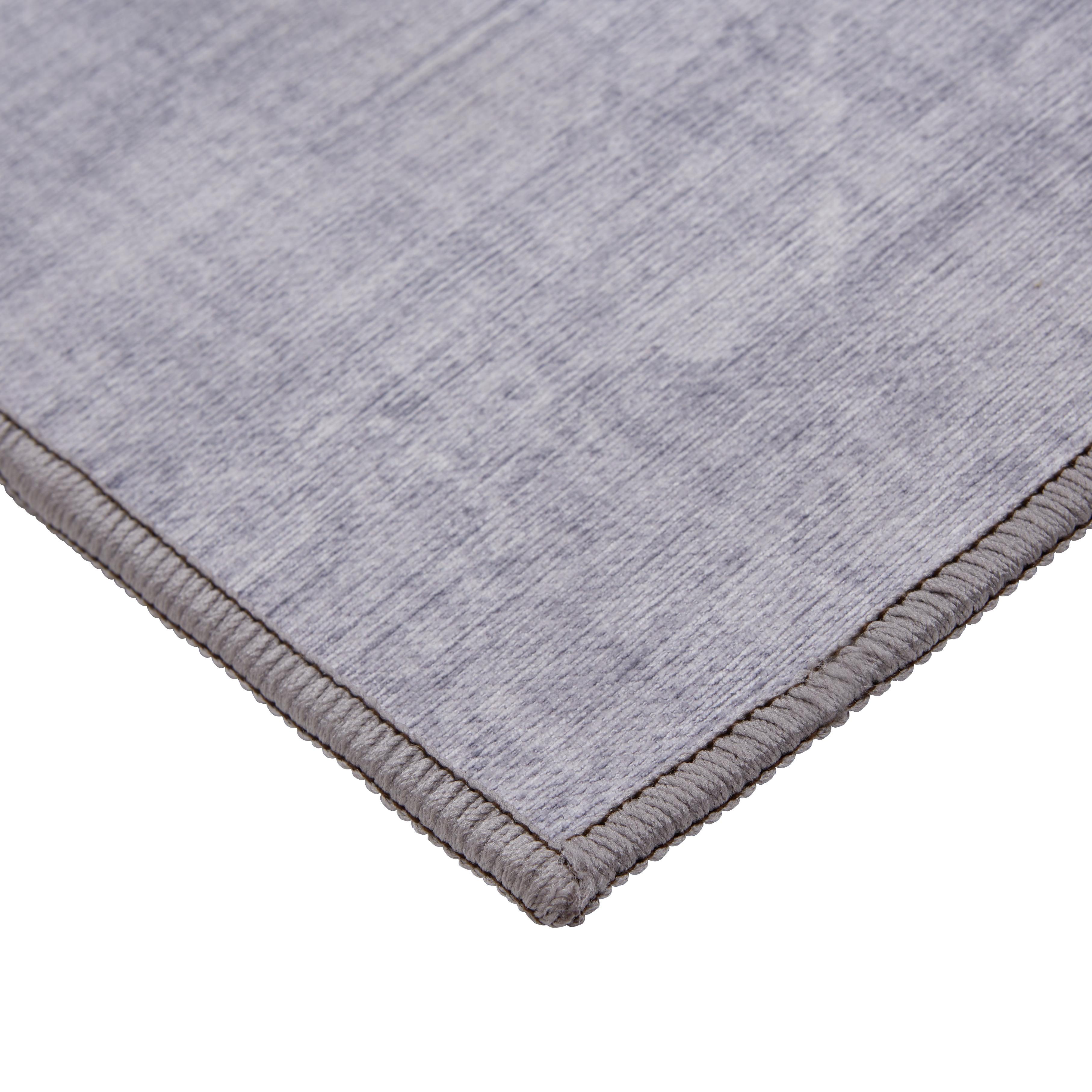 Webteppich Kabul 2 in Grau ca. 120x170cm - Grau, Textil (120/170cm) - Modern Living