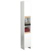 Hochschrank Malira ca. 30x189 cm Weiß - Honigeiche/Eichefarben, MODERN, Holzwerkstoff (30/189/30cm) - MID.YOU