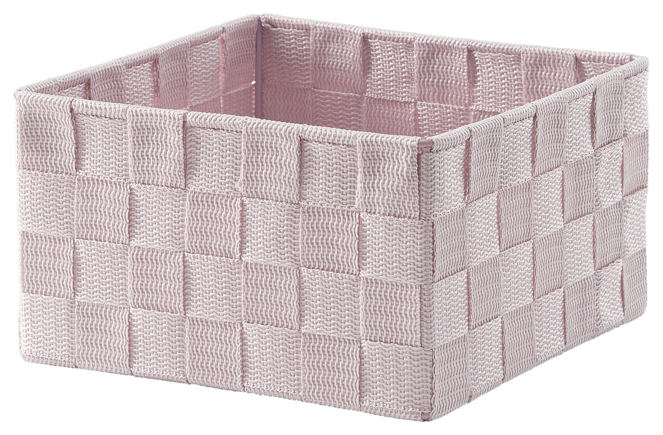 Korb Nelly in diversen Farben - Beige/Flieder, Kunststoff/Metall (19/19/11cm) - Mömax