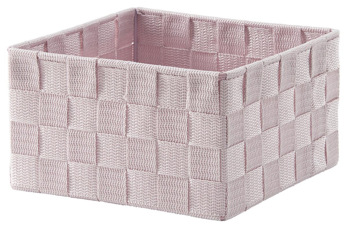 Korb Nelly in diversen Farben - Beige/Flieder, Kunststoff/Metall (19/19/11cm) - Mömax