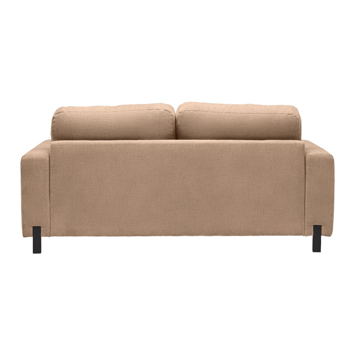 2-Sitzer-Sofa Piega Sandfarben - Sandfarben/Schwarz, MODERN, Textil/Metall (189/66-87/96cm) - Mömax