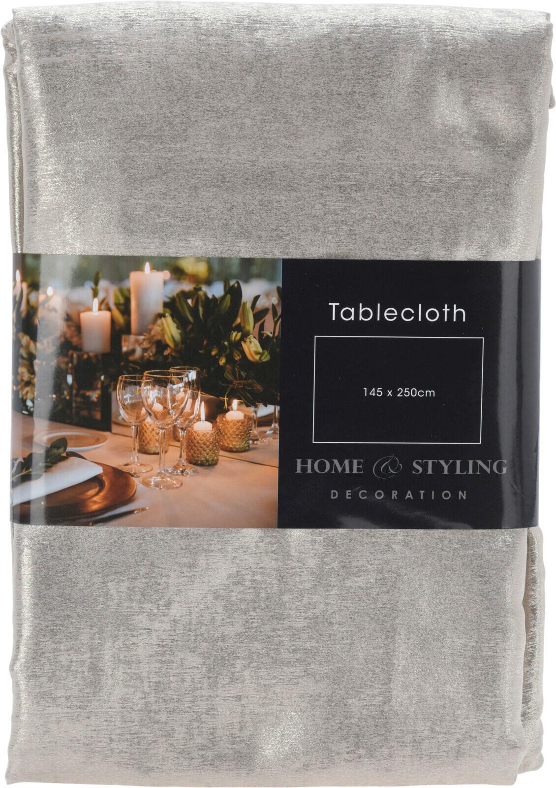 Asztalterítő Shiny Gold - textil (145/250cm)