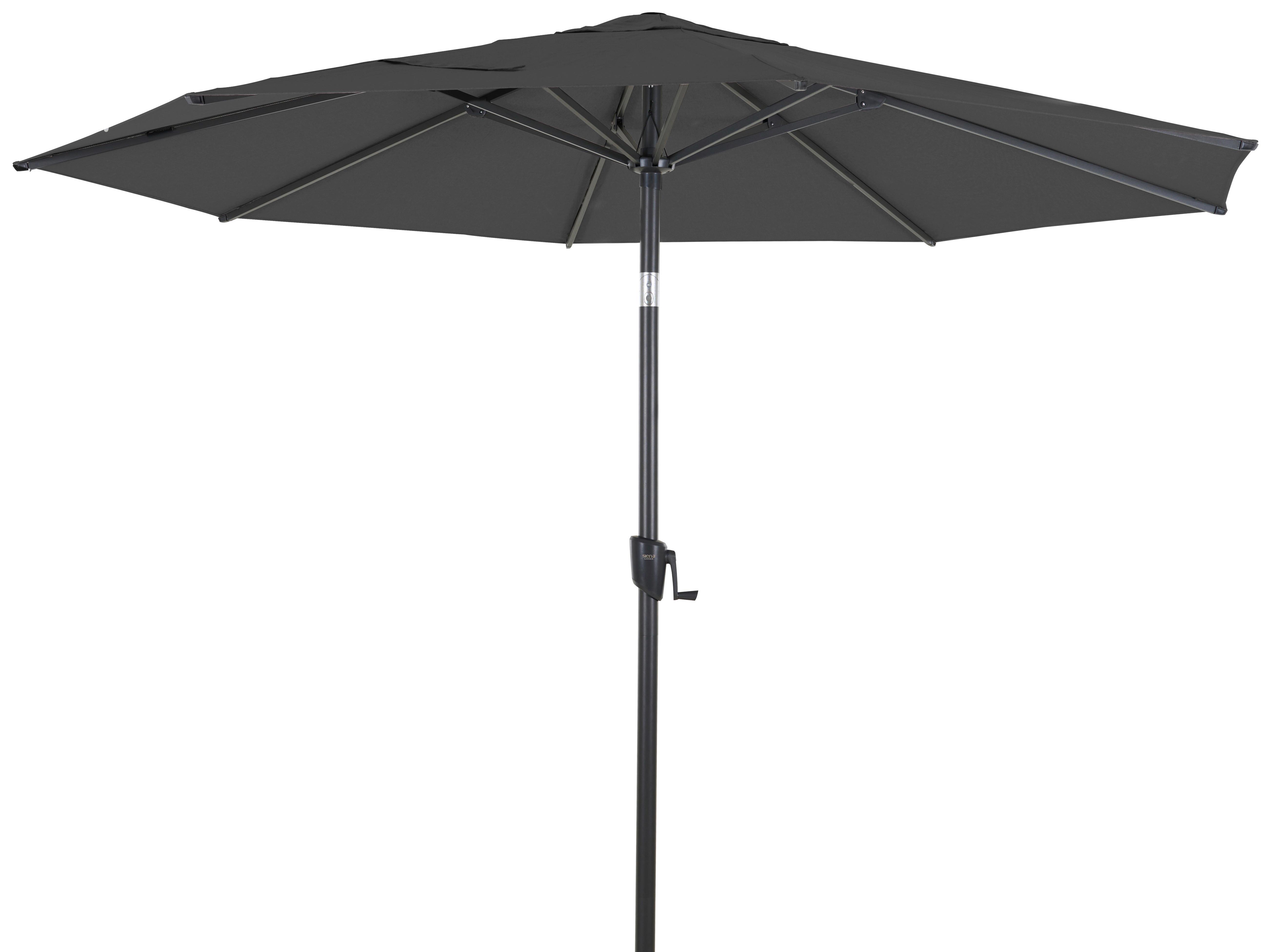 SONNENSCHIRM T60663 - Anthrazit, MODERN, Textil/Metall (300/300cm) - Siena Garden