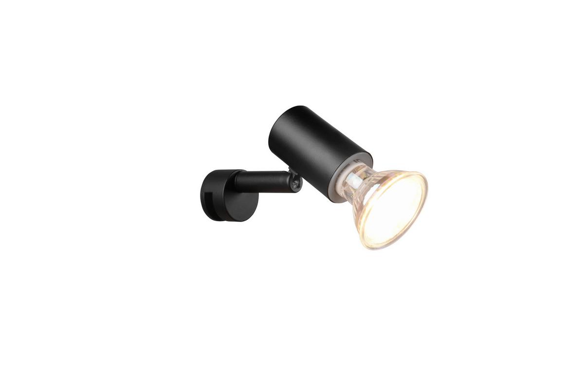 Wandstrahler Lorenzo in Schwarz max. 5 Watt - Schwarz, Basics, Metall (3/5/10cm) - Trio Leuchten