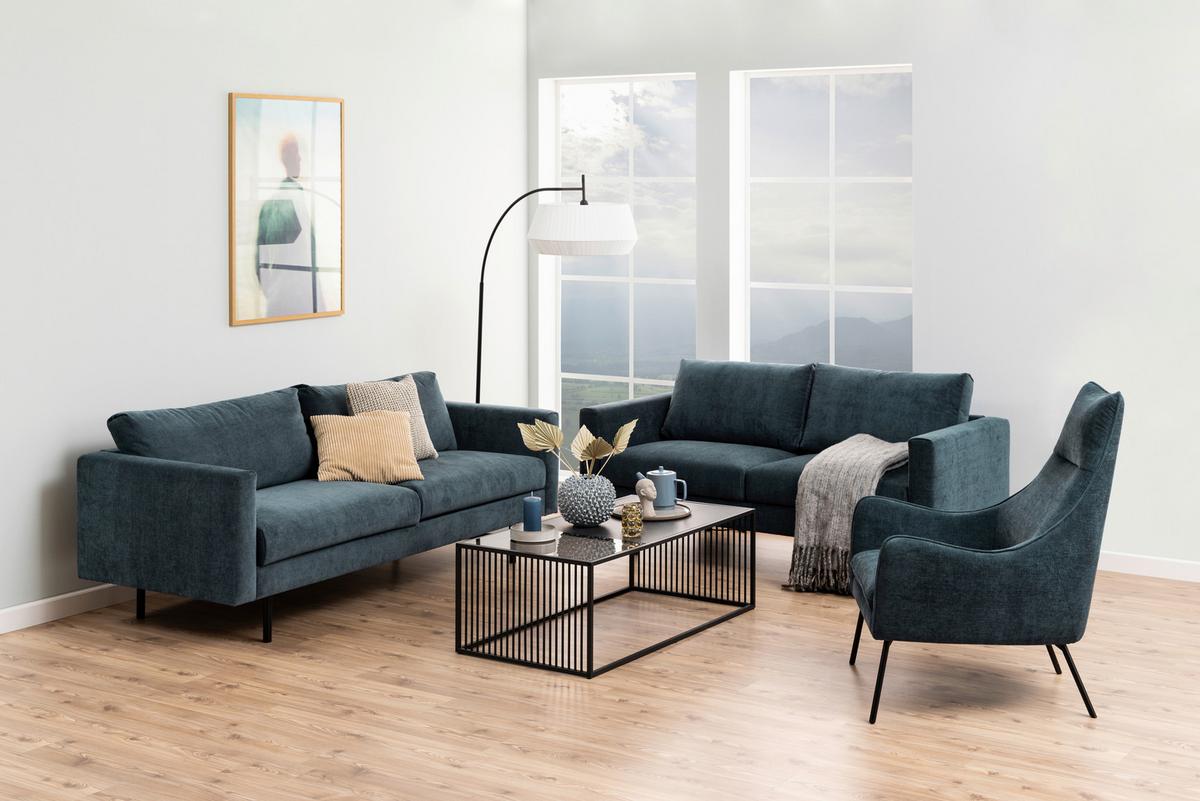 STOLIK KAWOWY STRINGTON - czarny, Design, materiał drewnopochodny/tworzywo sztuczne (120/60/40cm) - MID.YOU