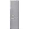 Kühl-Gefrier-Kombination FAB32RSV5 - Silberfarben, Design (60,1/196,8/78,8cm) - SMEG