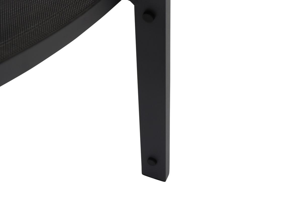 STAPELSESSEL M90919 - Anthrazit, KONVENTIONELL, Kunststoff/Metall (60/111,5/74cm) - Siena Garden