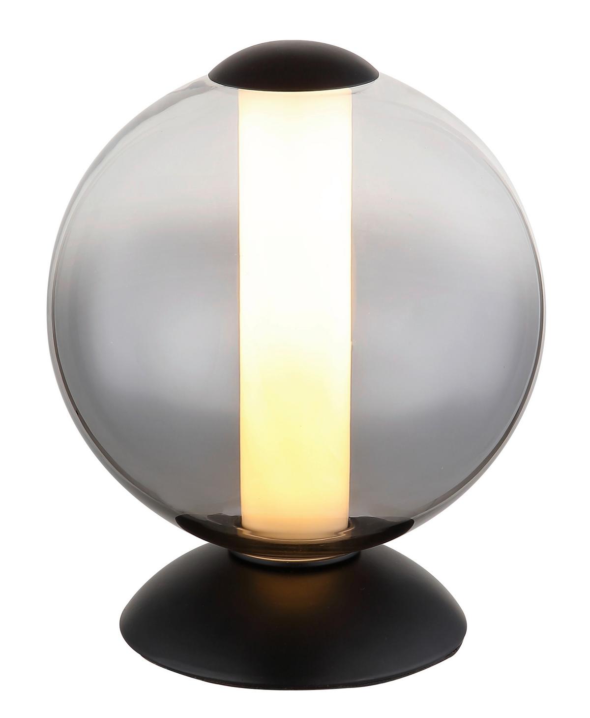 Led Stolna Svjetiljka Lacy - bijela/siva, Konvencionalno, staklo/metal (18/21cm) - Globo