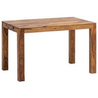 Jedilna Miza Sheesham, Pravi Les, Raztegljiva - barve indijskega rožnega lesa, Design, les (120/76/80cm) - MID.YOU