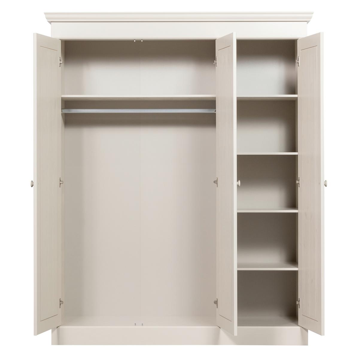 Drehtürenschrank Olivia Grau - Grau, Basics, Holz (171/212/63cm) - MID.YOU
