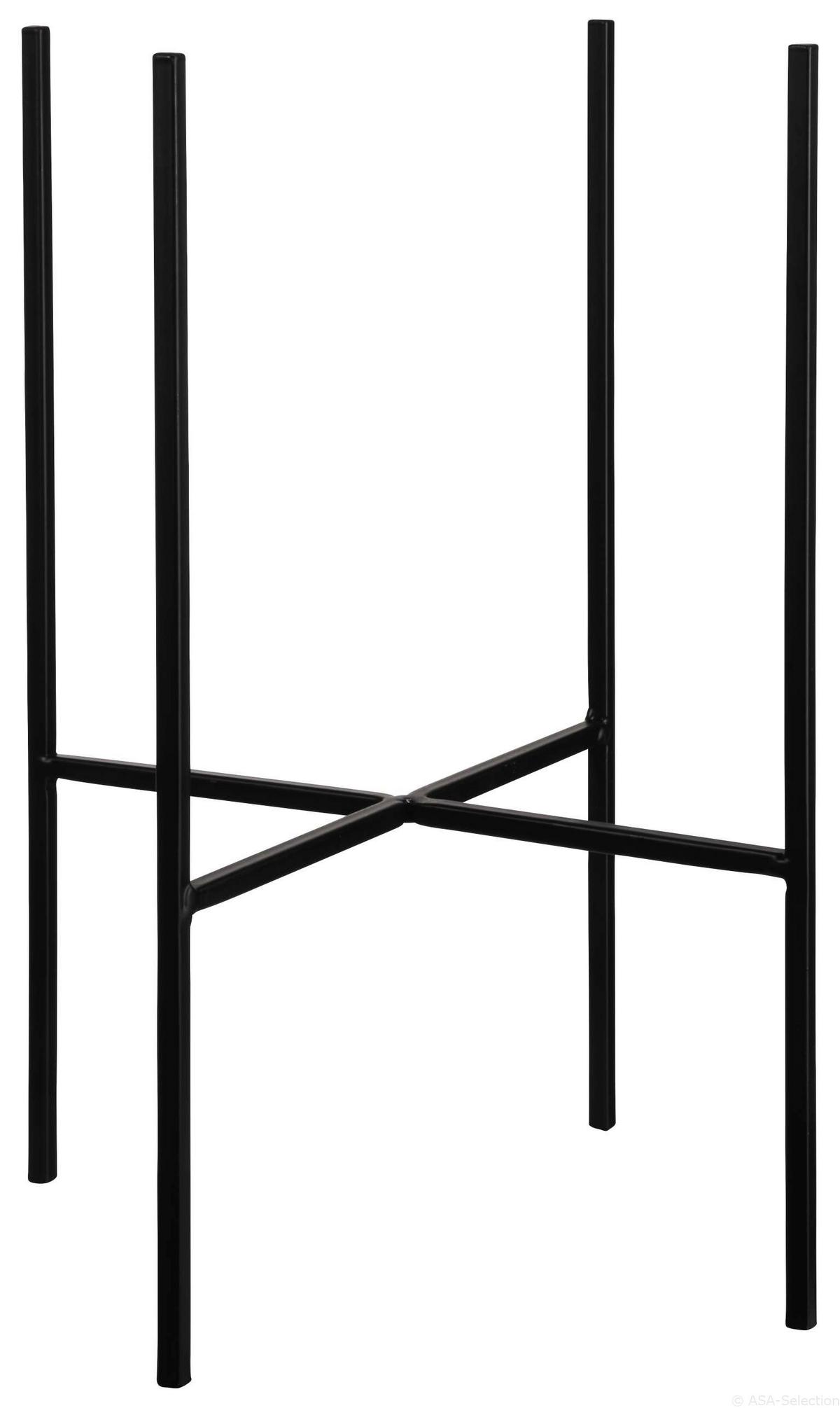 STOJAK NA KWIATY 99073950 - czarny, Basics, metal (21,8/21,8/40,5cm) - ASA