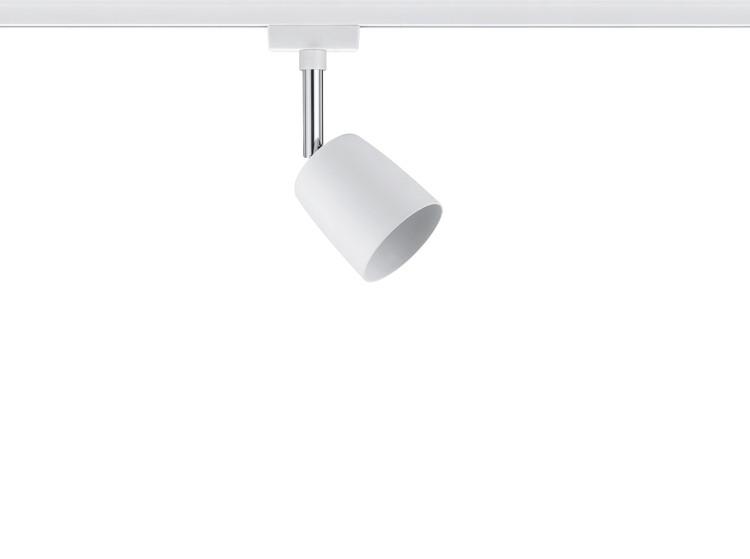 Schienensystem-Strahler Spot Cover max. 10 Watt - Weiß, Design, Metall (5,8/14/9cm) - Paulmann