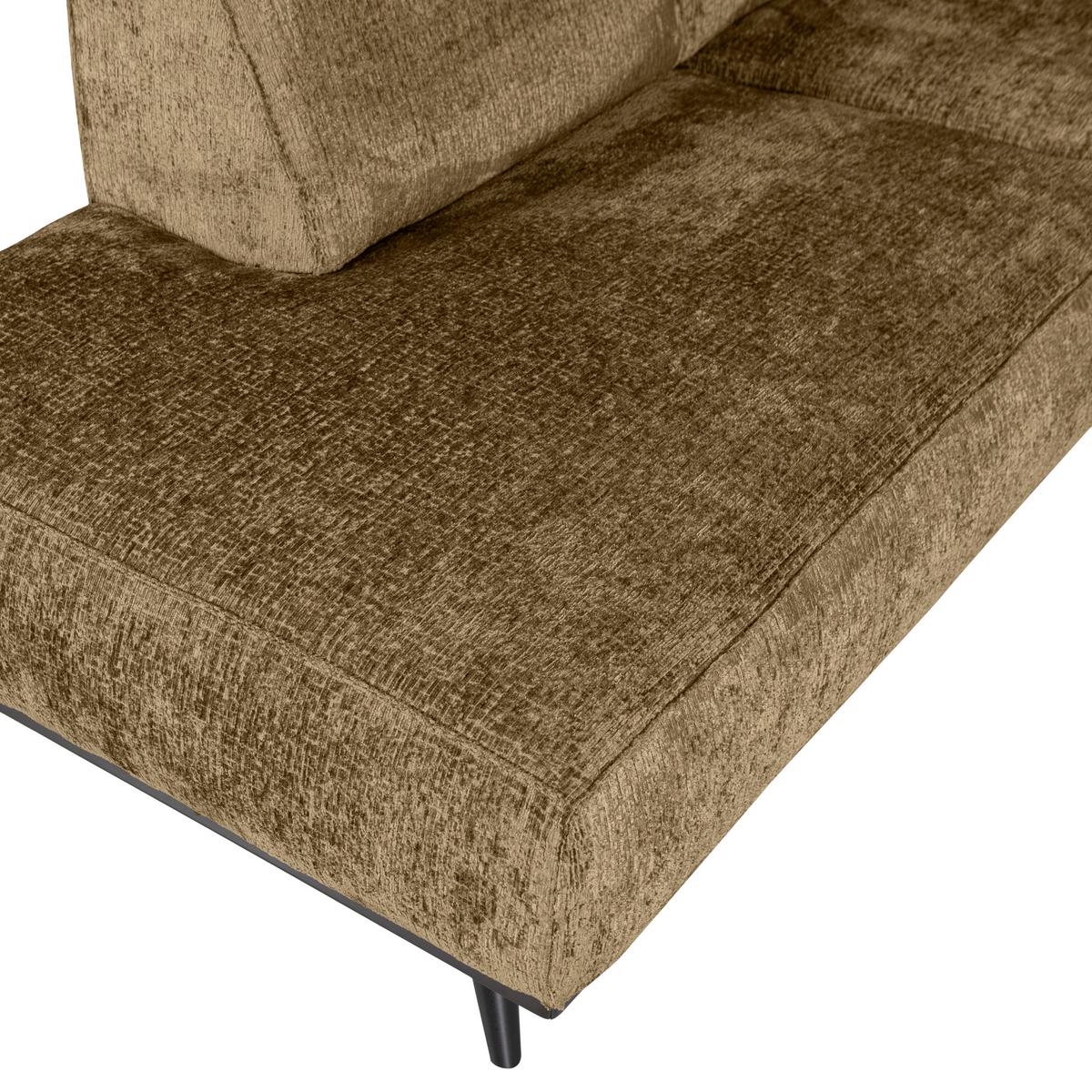 ECKSOFA Statement Gelb S: 210x274cm - Gelb/Schwarz, Design, Holz/Textil (210/274cm) - Livetastic