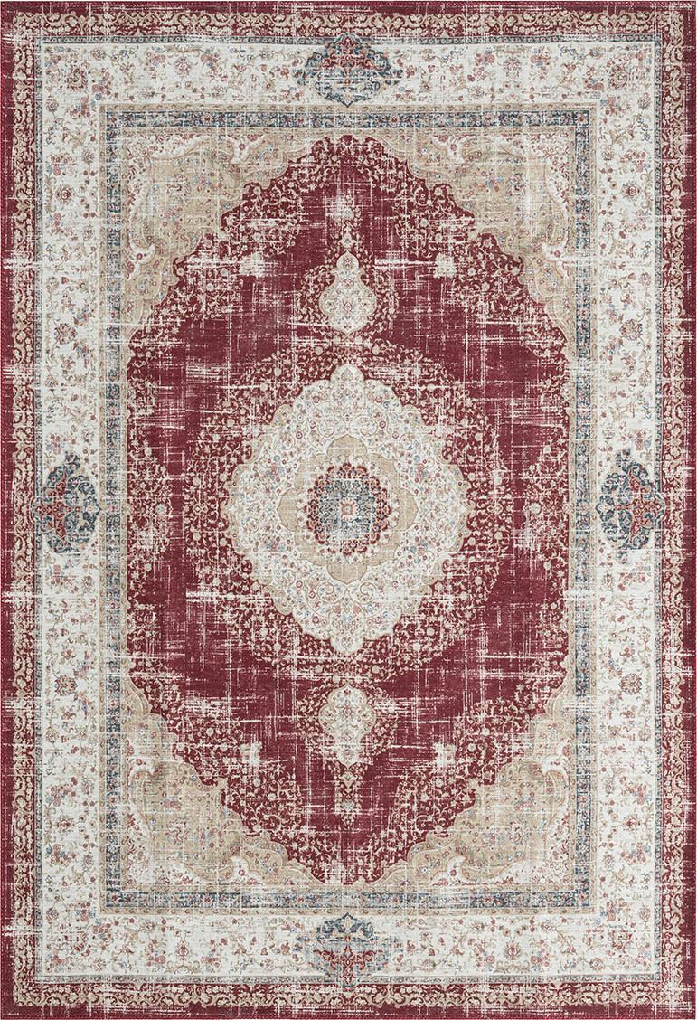 Síkszövött Szőnyeg Olivia 120/170cm - piros, Konventionell, textil (120/170cm) - Mömax
