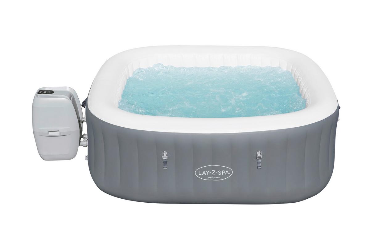 JACUZZI YUI - szary, Modern, tworzywo sztuczne/metal (180/66cm) - Bestway