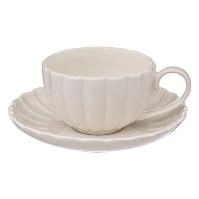 Šolja Sa Tanjirićem 220ml Romy - Osnovno (9,7/6/4,4cm)