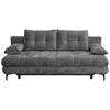 Canapea extensibila PERLA - grafit, Konventionell, textil (203/94/96cm)