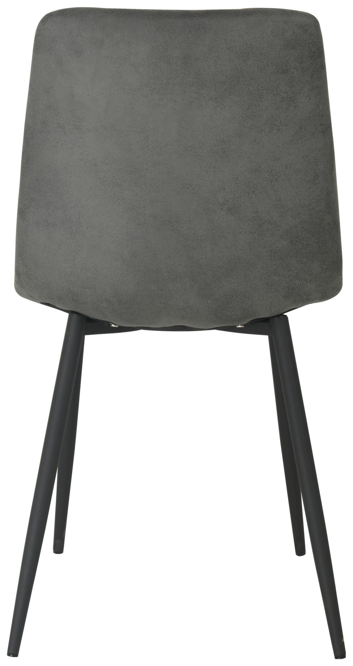 Stolica Lech - siva/crna, Konvencionalno, drvo/metal (45/88/55cm)
