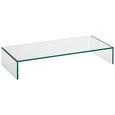 TV-Aufsatz aus Glas - Klar, Glas (80/14/35cm) TV-Aufsatz aus Glas - Klar, Glas (80/14/35cm)