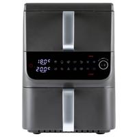 Heißluftfritteuse Gourmetmaxx Schwarz - Anthrazit, MODERN, Kunststoff/Metall (43/28,4/40cm)