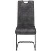 SVIKTSTOL RUBY 2 - grå/antracit, Modern, metall/textil (43/100/58cm) - Mömax