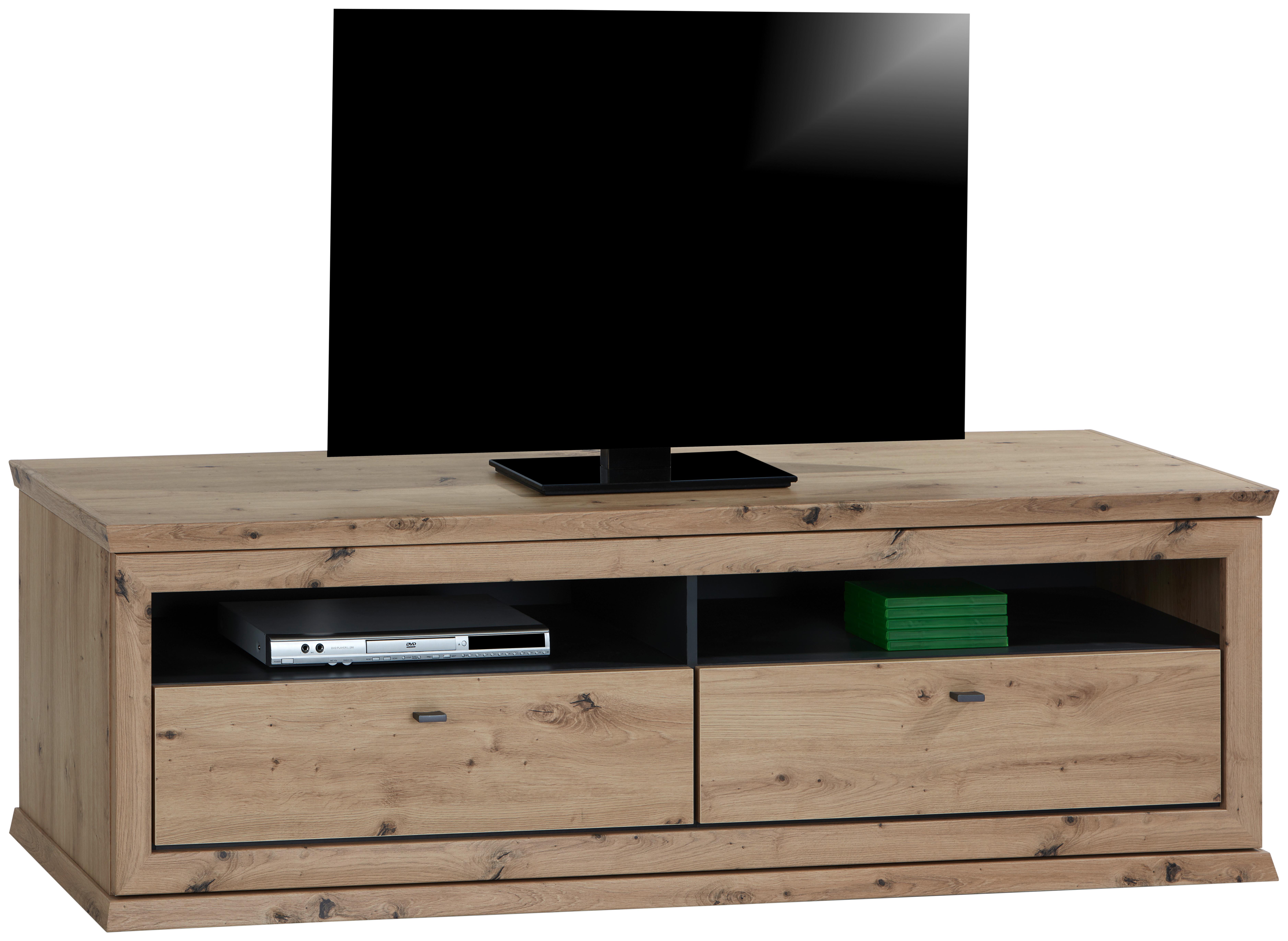 Tv Element Harvey, Barva Hrasta - barve hrasta/antracit, Trendi, kovina/leseni material (180/55,4/50cm) - Mömax