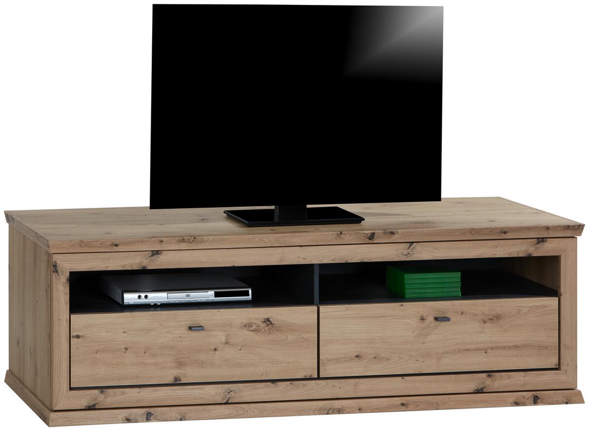 Tv Element Harvey, Barva Hrasta - barve hrasta/antracit, Trendi, kovina/leseni material (180/55,4/50cm) - Mömax