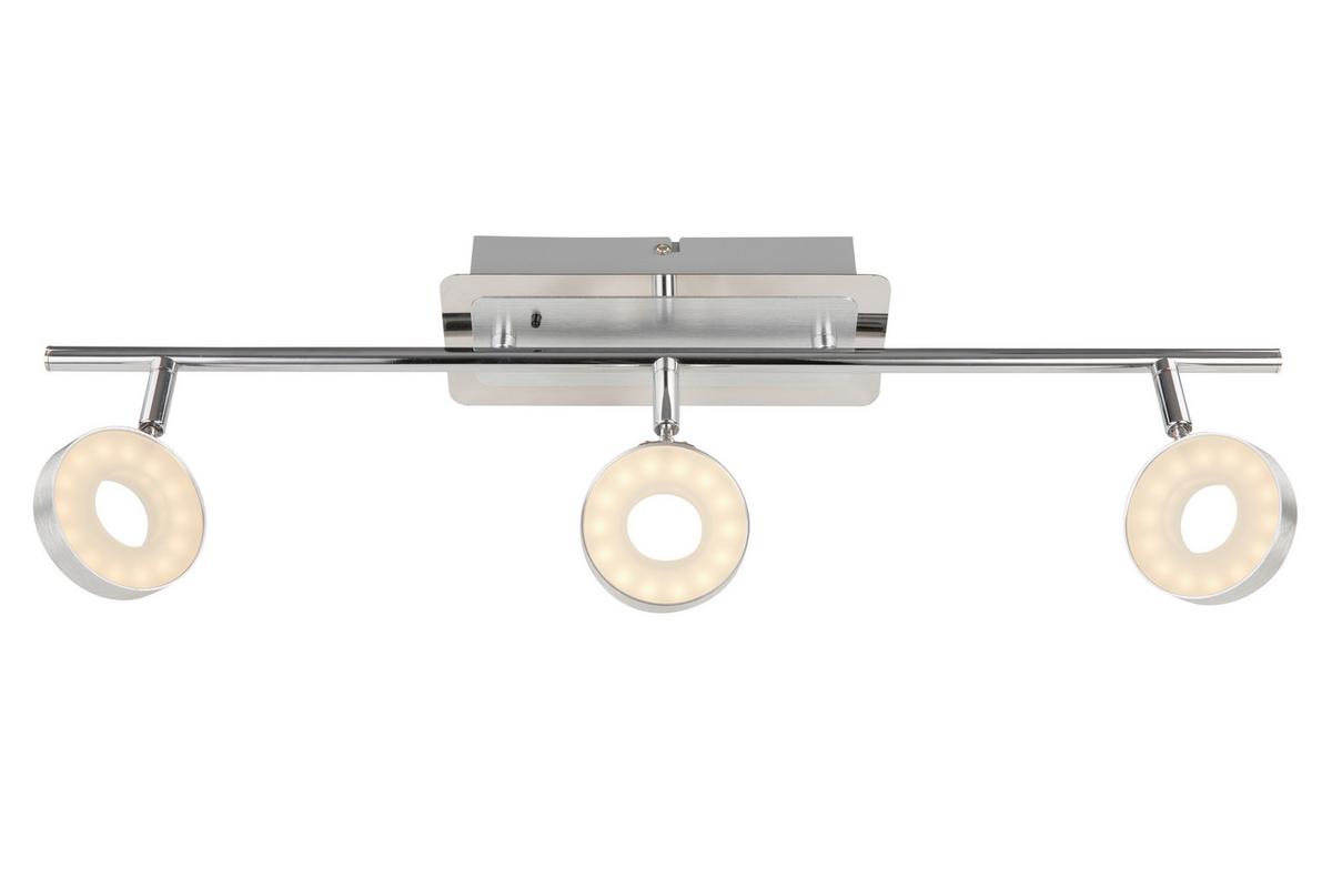 LAMPA REFLEKTOROWA LED INELE - kolor aluminiowy/kolor chromowy, Trend, metal (60,5/9/18,5cm) - Novel