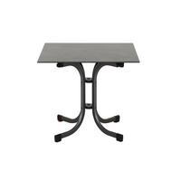 GARTENKLAPPTISCH K95701 - Anthrazit, KONVENTIONELL, Holzwerkstoff/Kunststoff (80/80/71cm) - Siena Garden