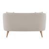 2-SITZER-SOFA HOPE - Greige/Naturfarben, MODERN, Holz/Textil (141/77/73cm) - Bessagi Home