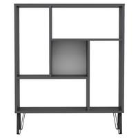 REGAL ARVEN STANDREGAL - Anthrazit, Design, Holzwerkstoff (90/107,8/25cm) - Livetastic