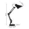SKRIVBORDSLAMPA ALONSO - svart, Lifestyle, metall (15/58cm) - Mömax