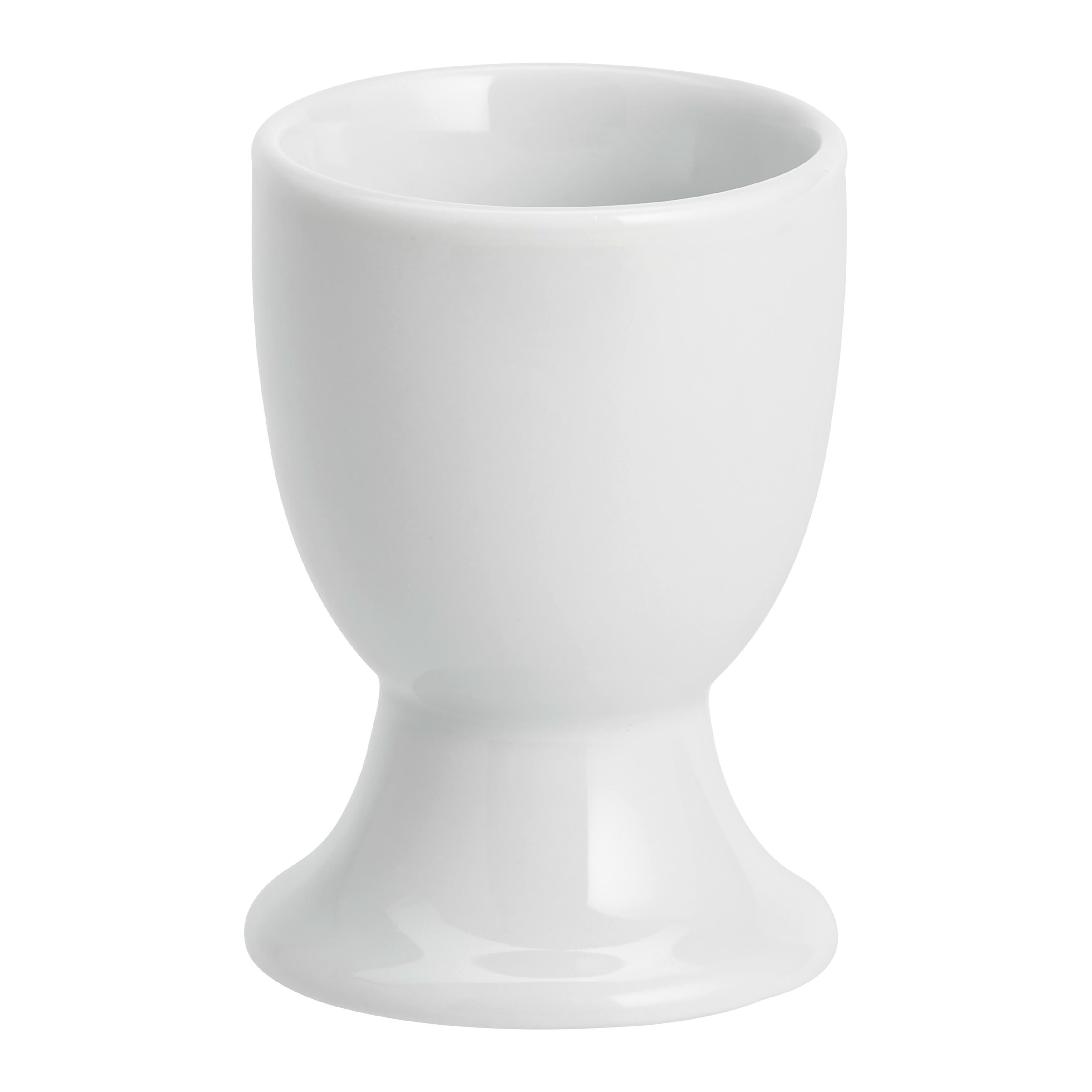 ÄGGKOPP KATARINA - vit, Klassisk, keramik (4,6/6,7cm) - Based