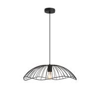 Hängeleuchte Eliot max. 40 Watt - Schwarz, MODERN, Kunststoff/Metall (50/120cm) - Modern Living