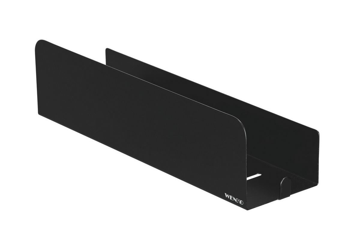 Polc Fekete Turbo-Loc® Lizan - fekete, Modern, fém (30/8/8,5cm) - Mömax